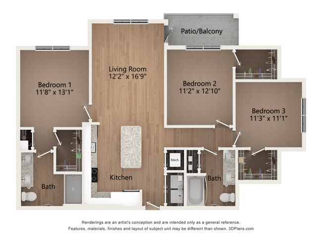 Three Bedroom | Two Bathroom - Lamplighter Legacy