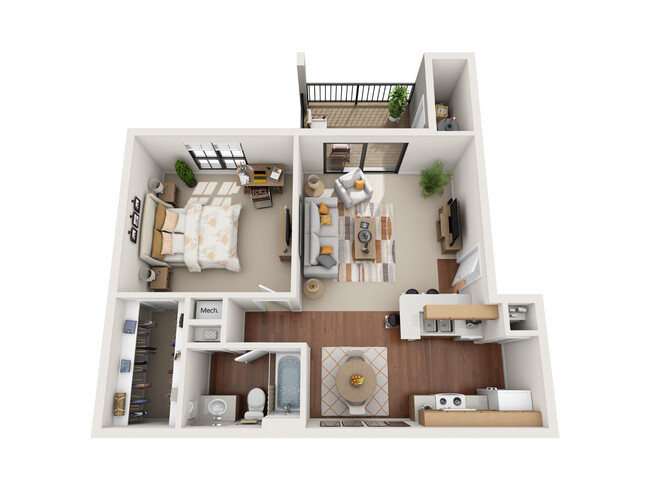 Floorplan - Village Green Apartments