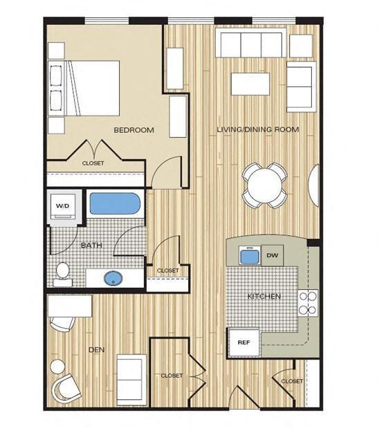 Floorplan - Clayborne Apartments