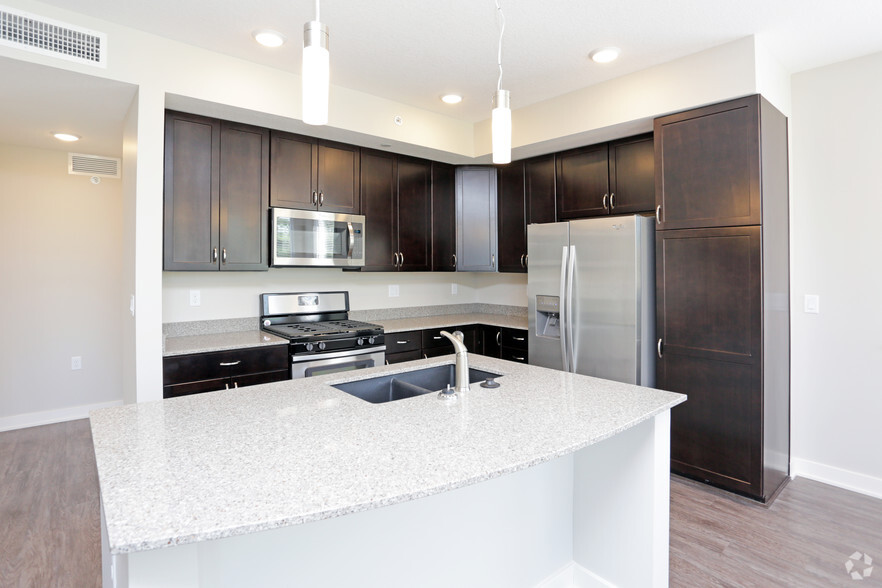 Gourmet Kitchens with Gas Range - Residences at 62W