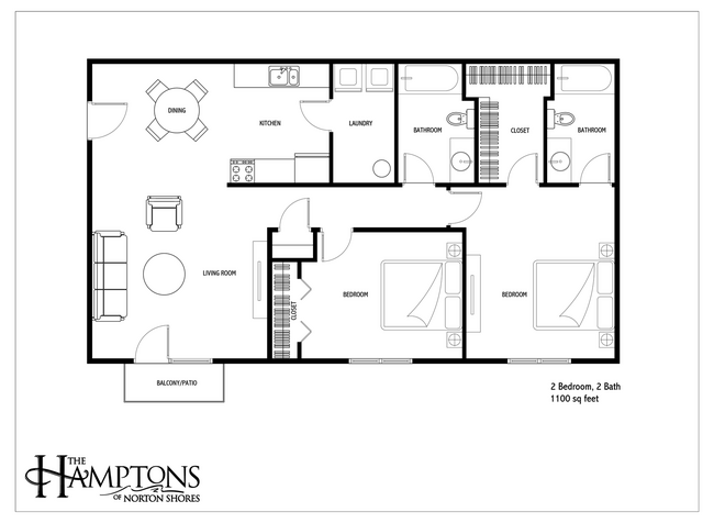 Floorplan - The Hamptons of Norton Shores