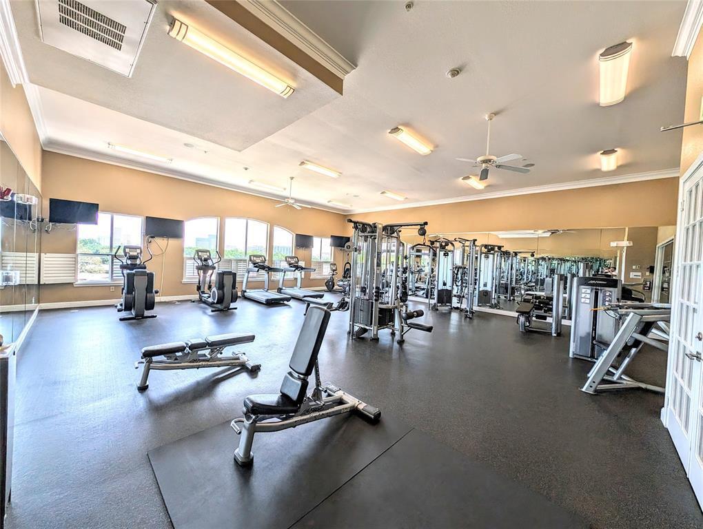 Onsite gym available to residents - 7575 Kirby Dr