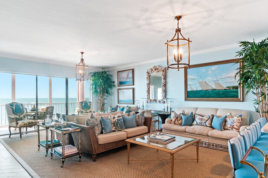 Living Room sofa bed - 253 Barefoot Beach Blvd