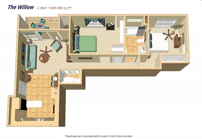 The Willow - Laguna Terrace Apartments