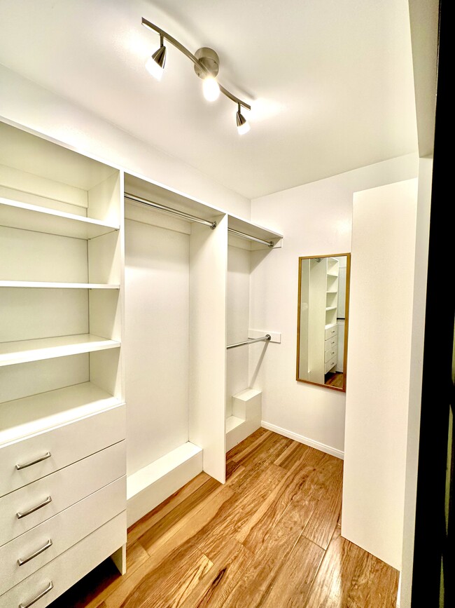 Plenty of storage options in the walk in closet - 3163 Helms Ave