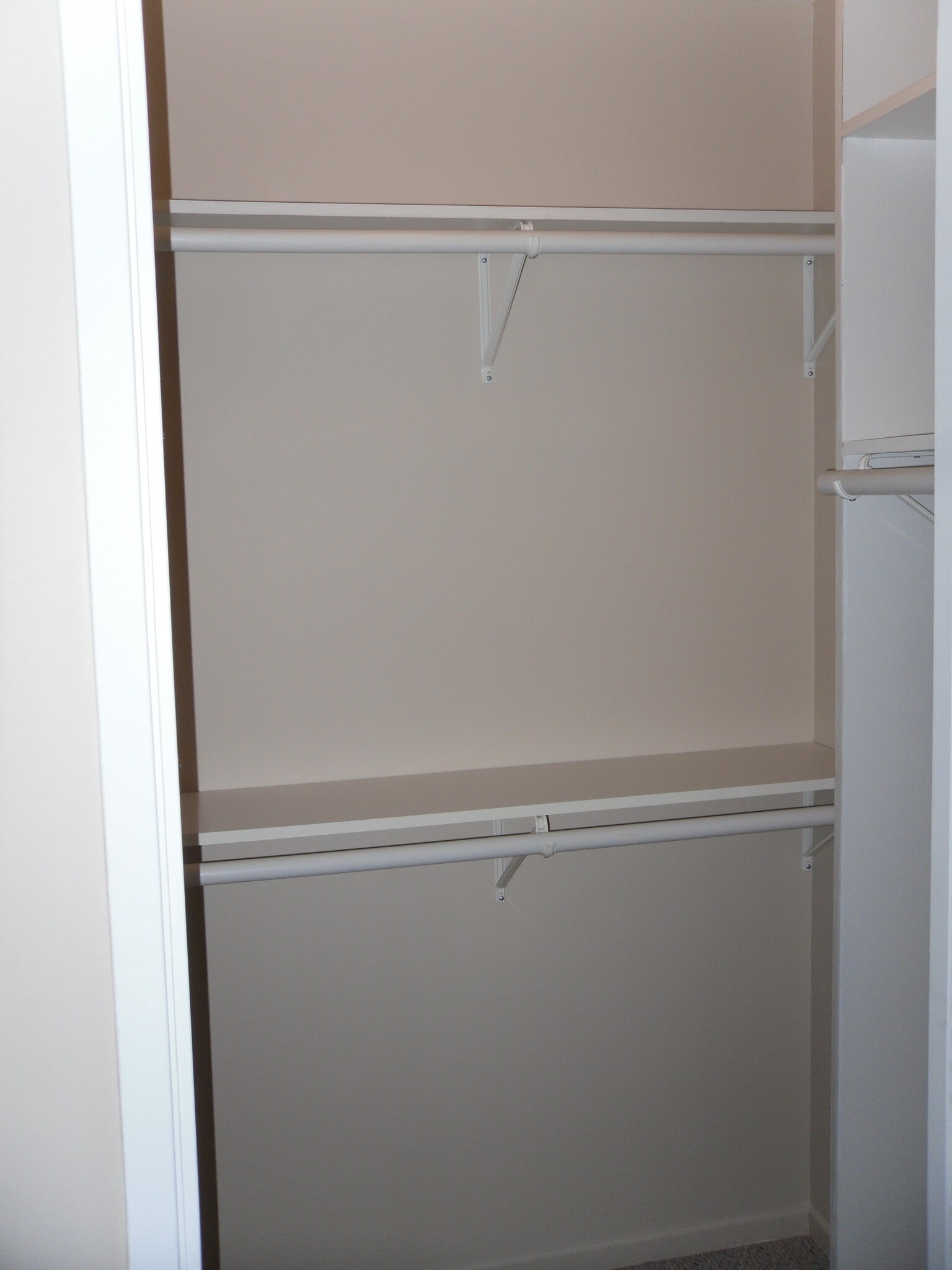 Closet includes rack and shelves (not pictured) - 7304 Forbes Ave