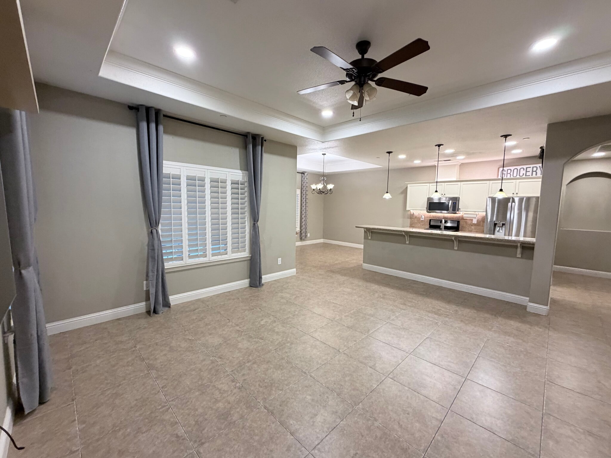 Open Concept - Great Room/Kitchen/Dining - 533 St Julien Dr