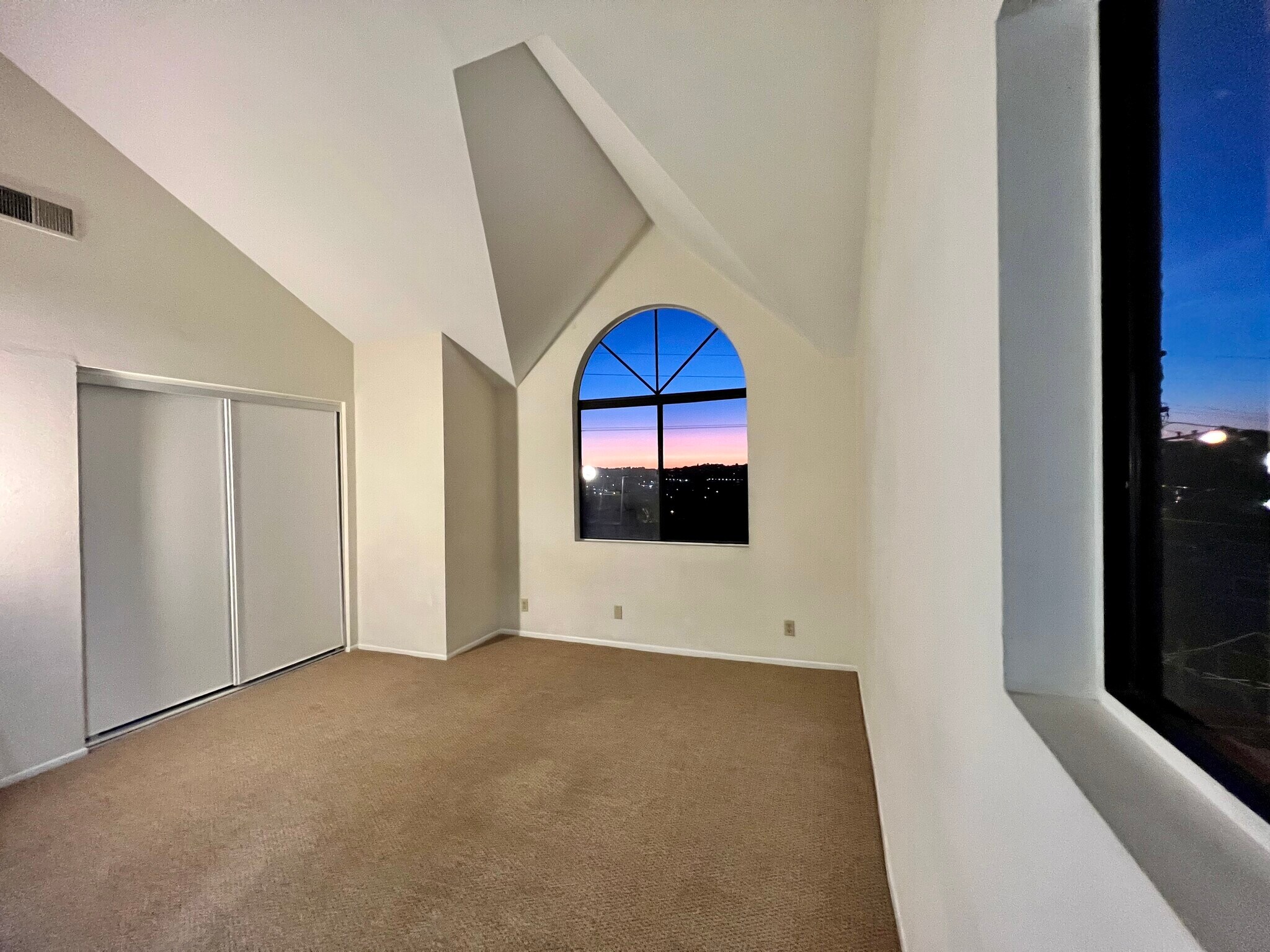 Primary suite at night - 3161 Weldon Ave