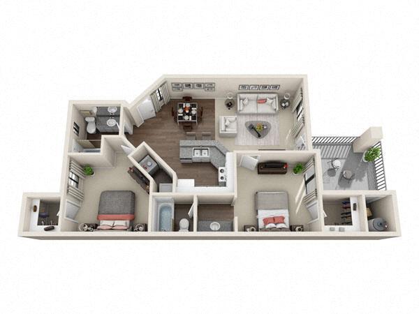 Floorplan - CentrePoint Apartment Homes