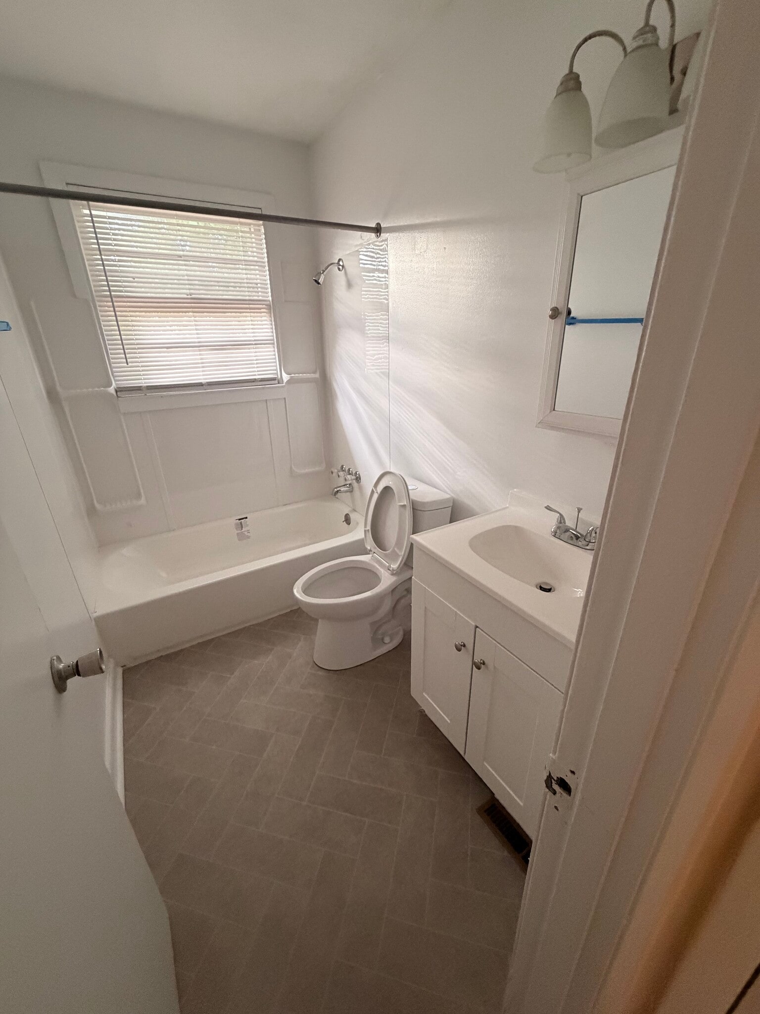 New hall way bathroom - 1894 State Rd S-38-1456