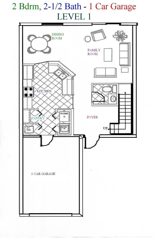 Floorplan - Evergreen Townhomes on Lake Buckeye
