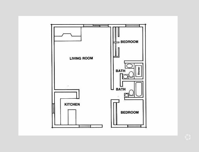 2BR/2BA - Hawaiian Village North