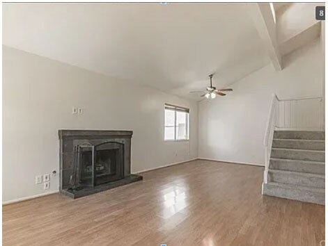 Living Room fireplace - 6828 Poppyview Dr