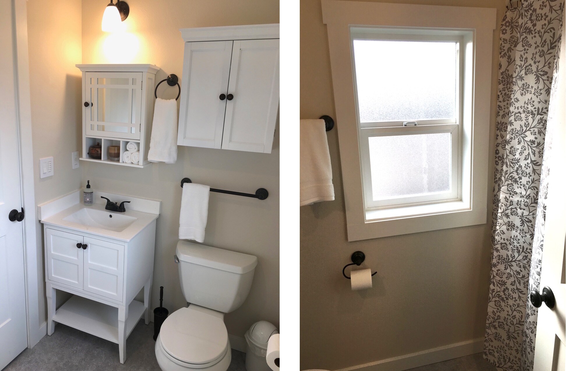 The clean and bright bathroom includes a full sized tub/shower. - 9235 SW 7th Ave