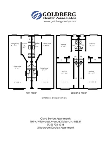 2BR/2BA - Clara Barton Apartments