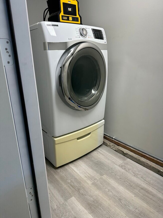 Washer and dryer room downstairs. - 16 Crescent Beach Dr