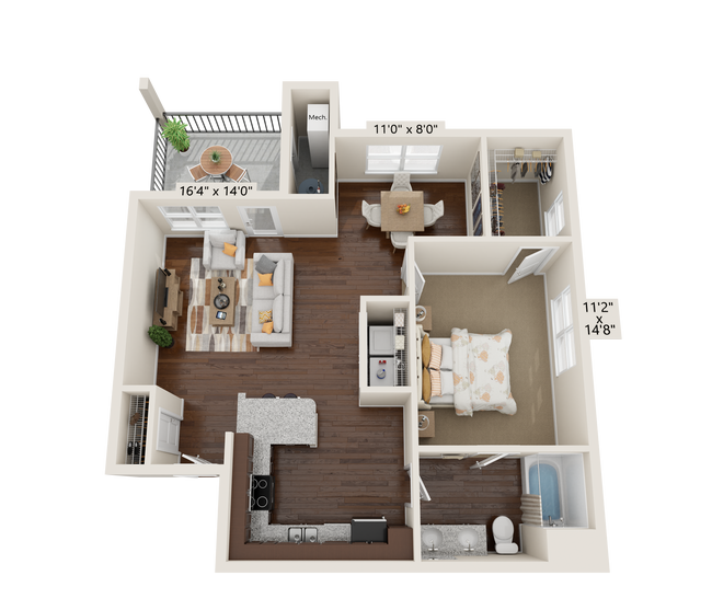 Floorplan - The Bend Arbordale