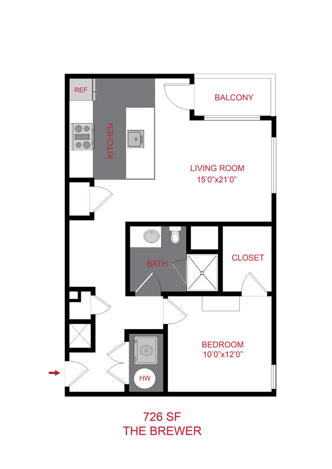 Floorplan - 7/S Denver Haus