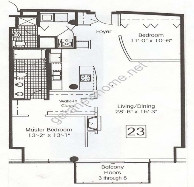 2BR/2BA - Metropolitan Place
