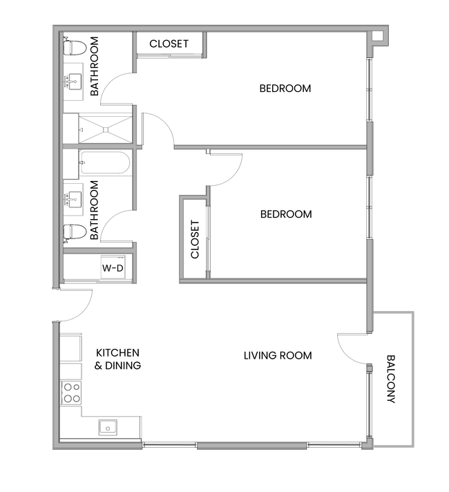 Floorplan - Fourth and Laurel