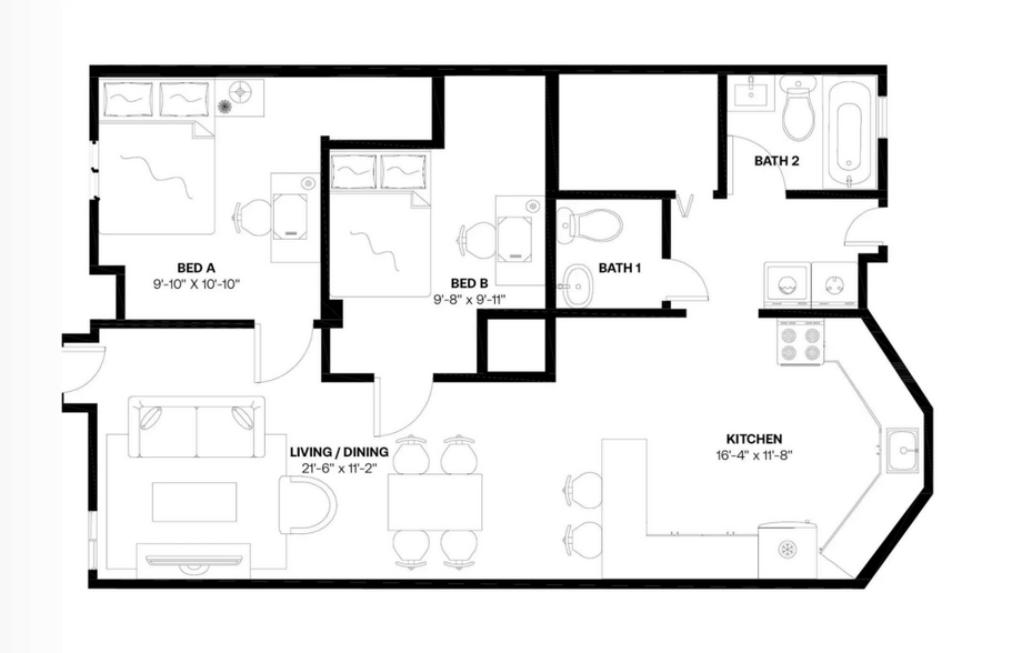 Floorplan - 4322 14th St NW