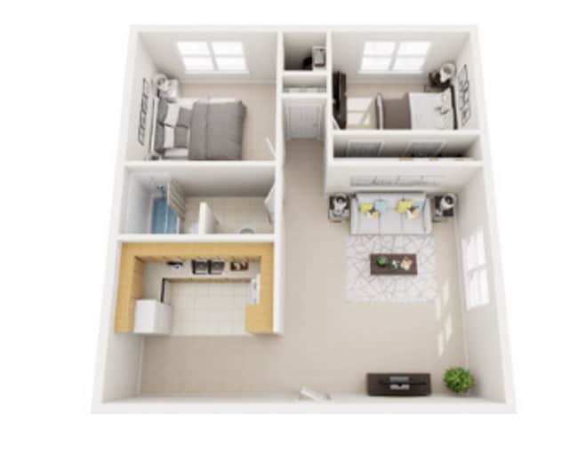 Floorplan - Coachlight Apartments