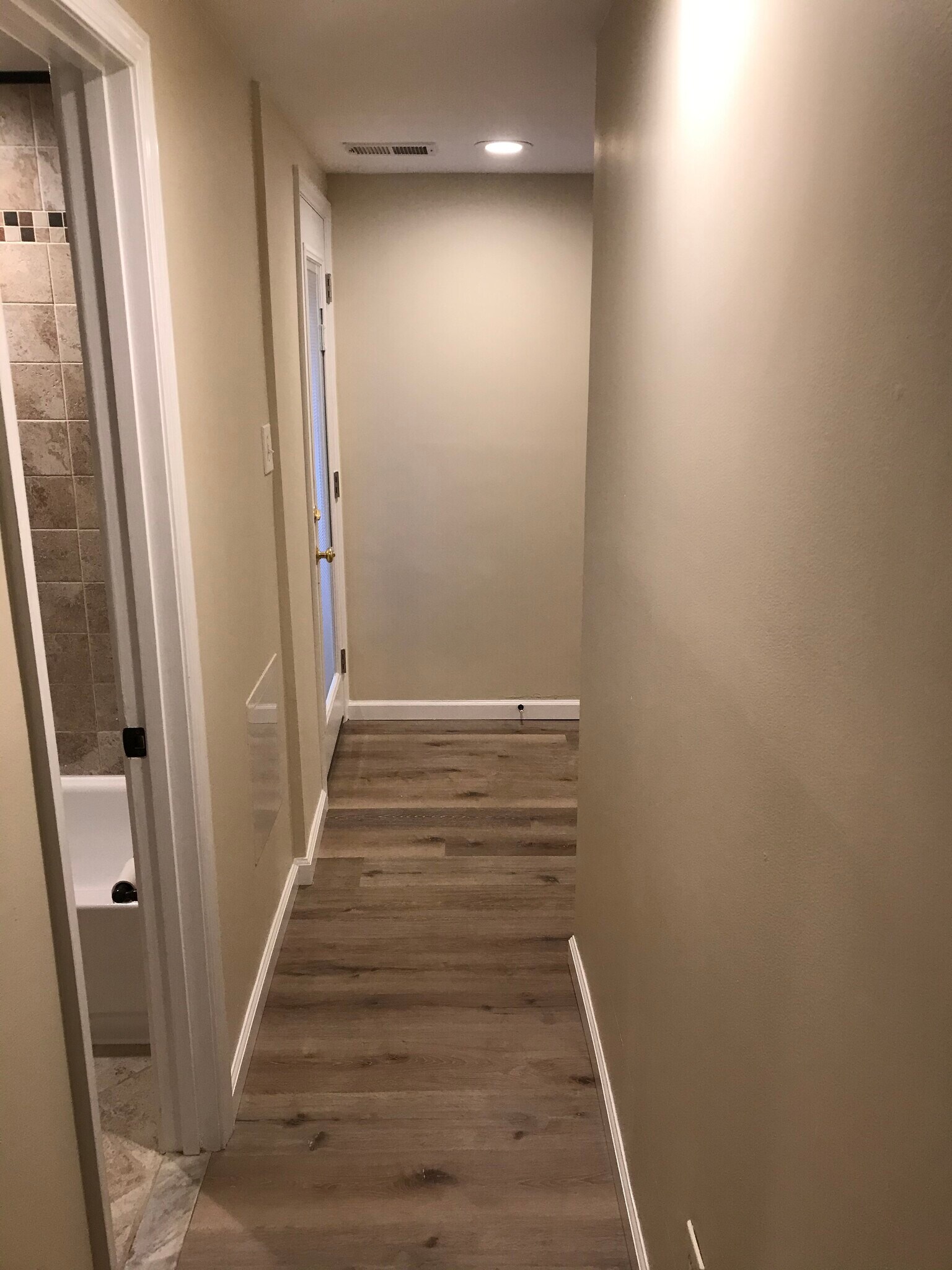 Hallway from rear bedroom - 1448 Newton St NW