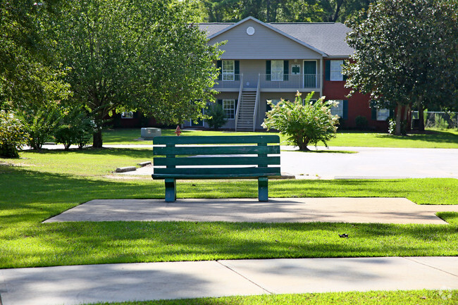 Bench Area - College Park Apartments