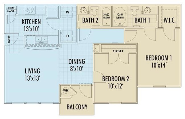 Floorplan - The Cove at Palmer Point