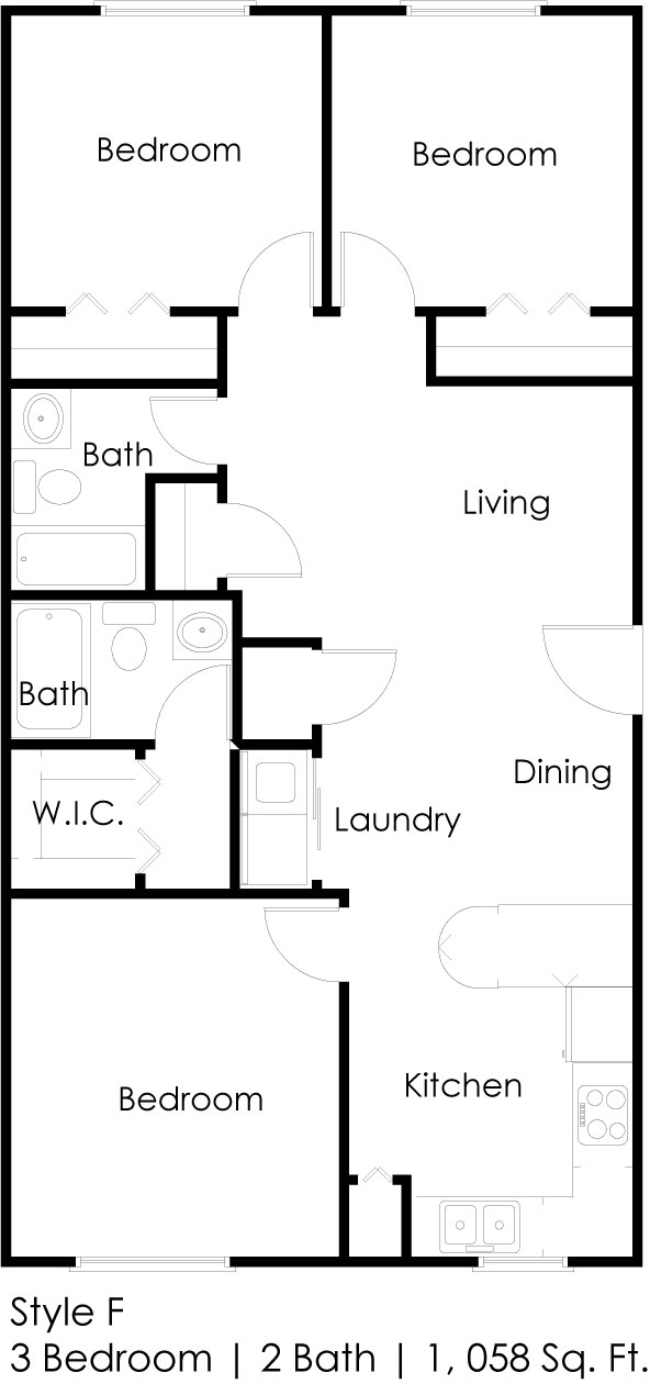 Floorplan - Regency Palms Apartments