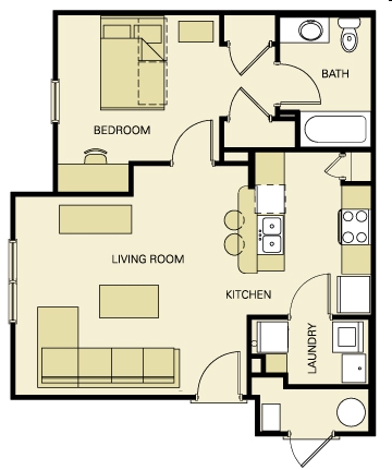 1BR/1BA - Independence Place Apartments