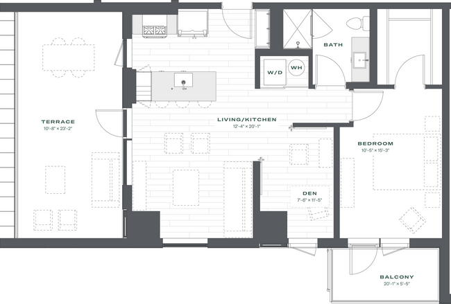 Floorplan - Triangle Square