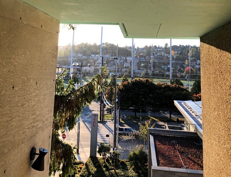 View to west from top floor walkway - 2801 14th Ave W