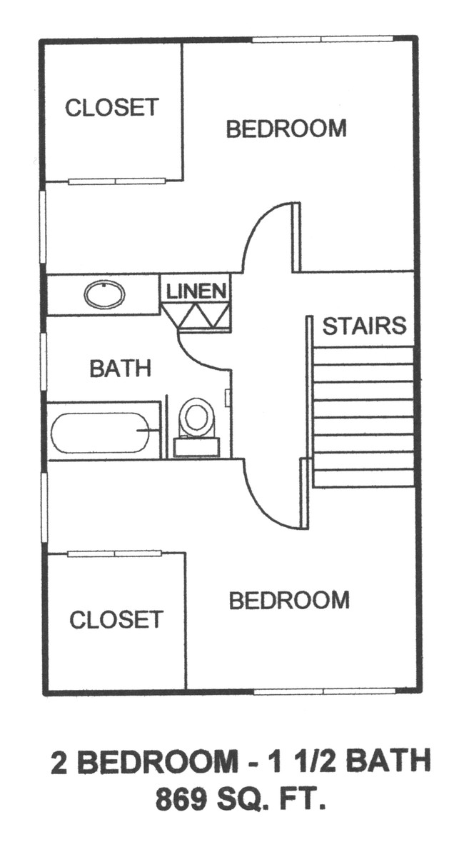 Floorplan - Woodbridge Meadow Apartments