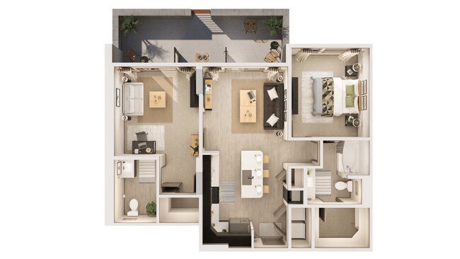 Floorplan - The Rey Downtown