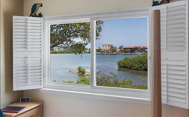 Master Bedroom window view of Intracoastal waterway - 14626 Loridawn Dr