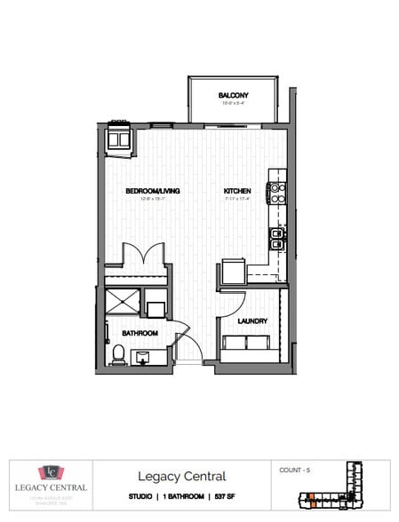 Floorplan - Legacy Central 55+ Senior Apartments