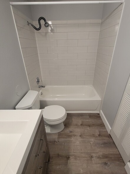 Bath-brand new flooring - 3663 S Sheridan Blvd