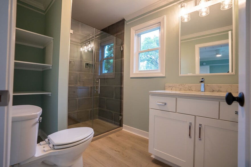 one of two master baths - 610 Montrose Avenue Apt B