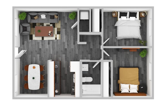 Floorplan - Aire Libre Apartment Homes