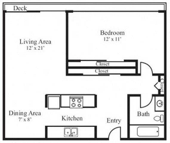 Floorplan - Crestwood Apartments