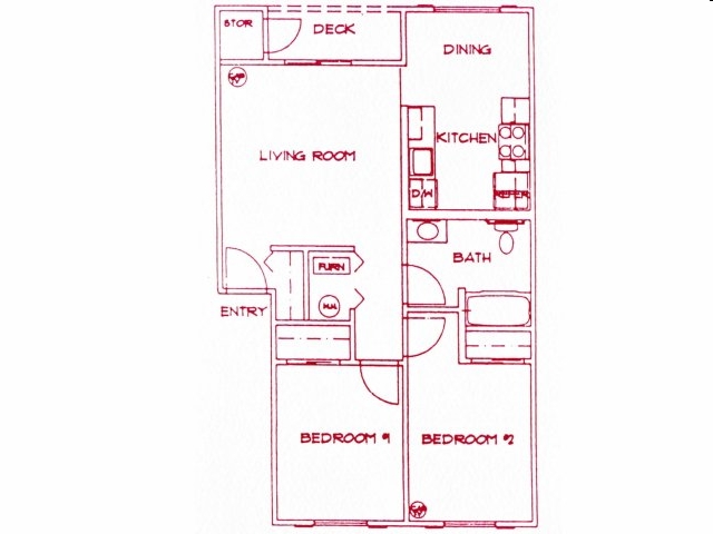 2BR/1BA - Ridge View