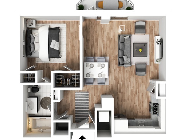 D1 Floorplan - The Peach Atlanta