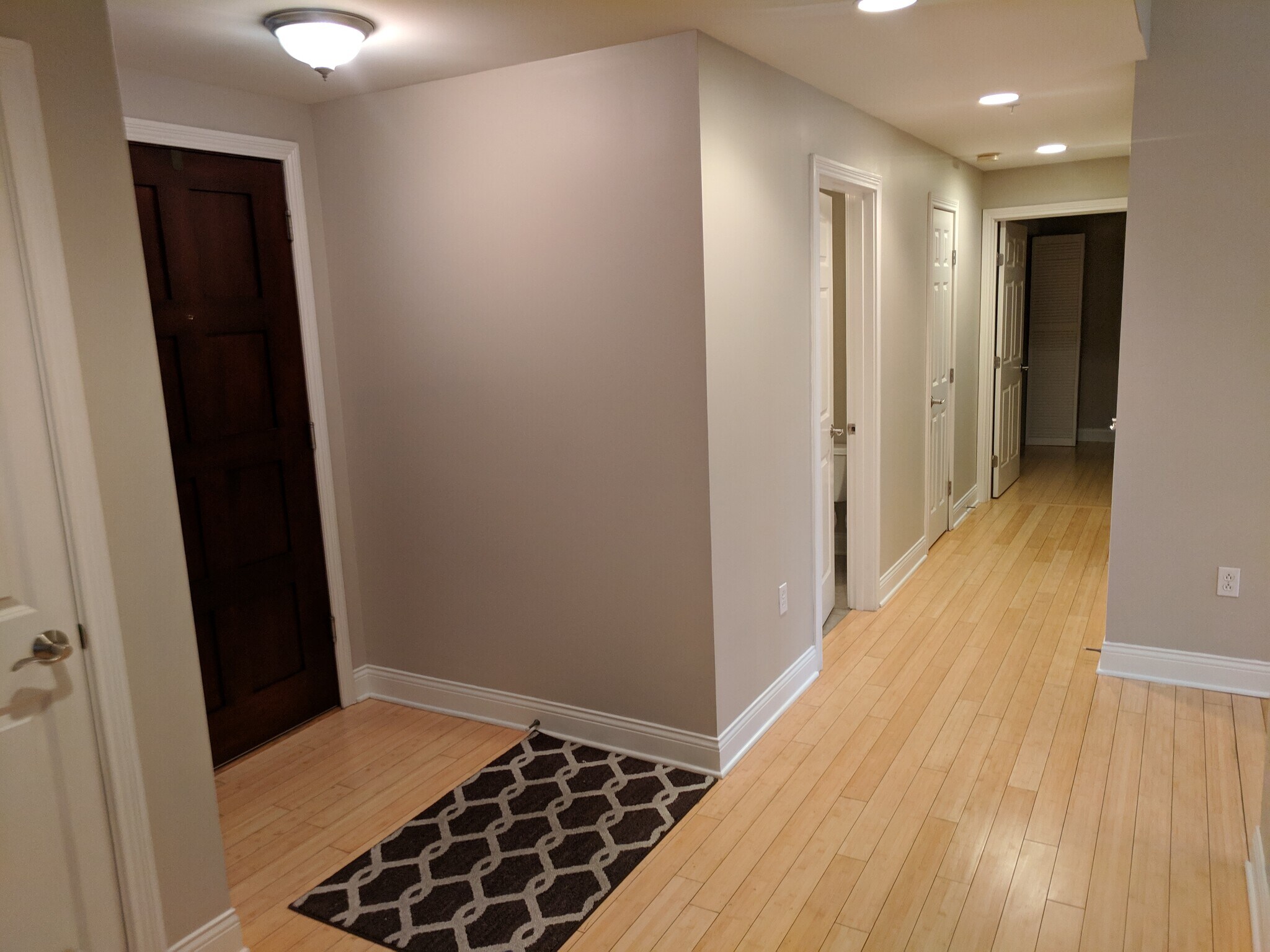 Entry Hall from Kitchen, Front Door on the Left - 30 East Central Pky
