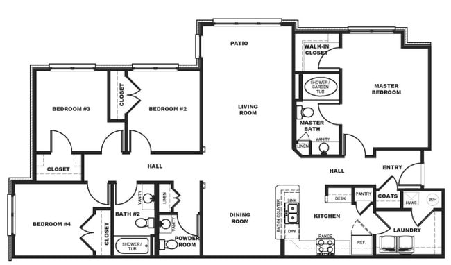 4BR/2BA - River Valley