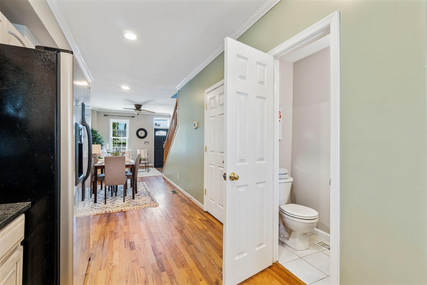 Half Bath (1st floor) - 1413 E Clement St