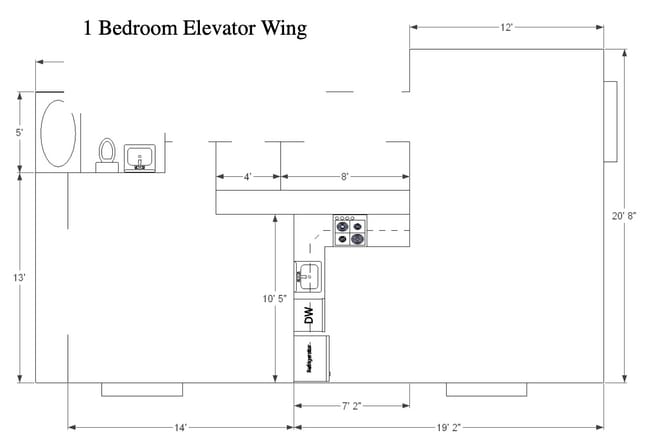 Floorplan - Garner House Apartments