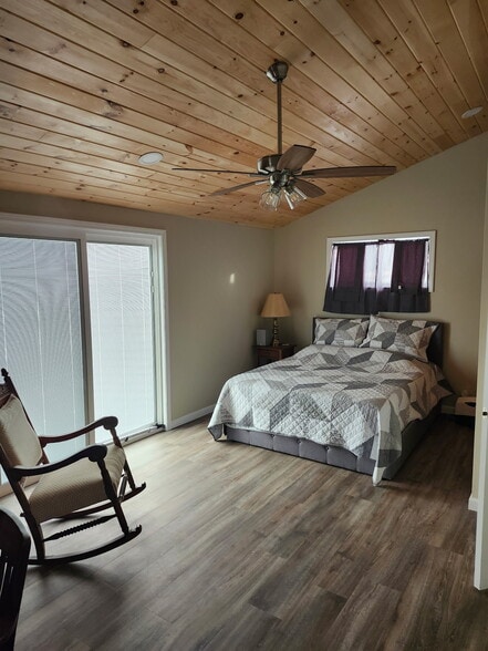 View at Entry to Primary Bedroom from Kitchen doorway. - 8152 Wilson Karr Rd