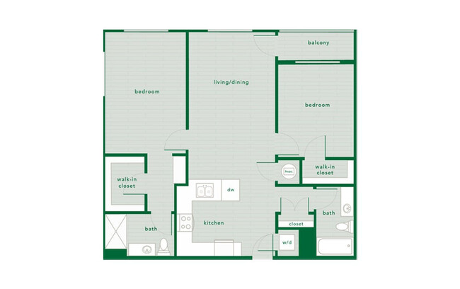 Floorplan - The Piedmont Raleigh