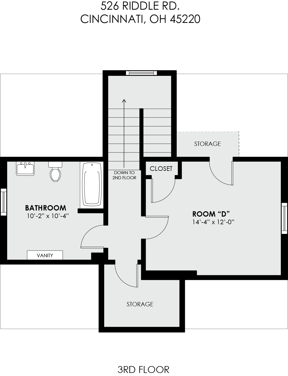 3rd Floor - 526 Riddle Rd